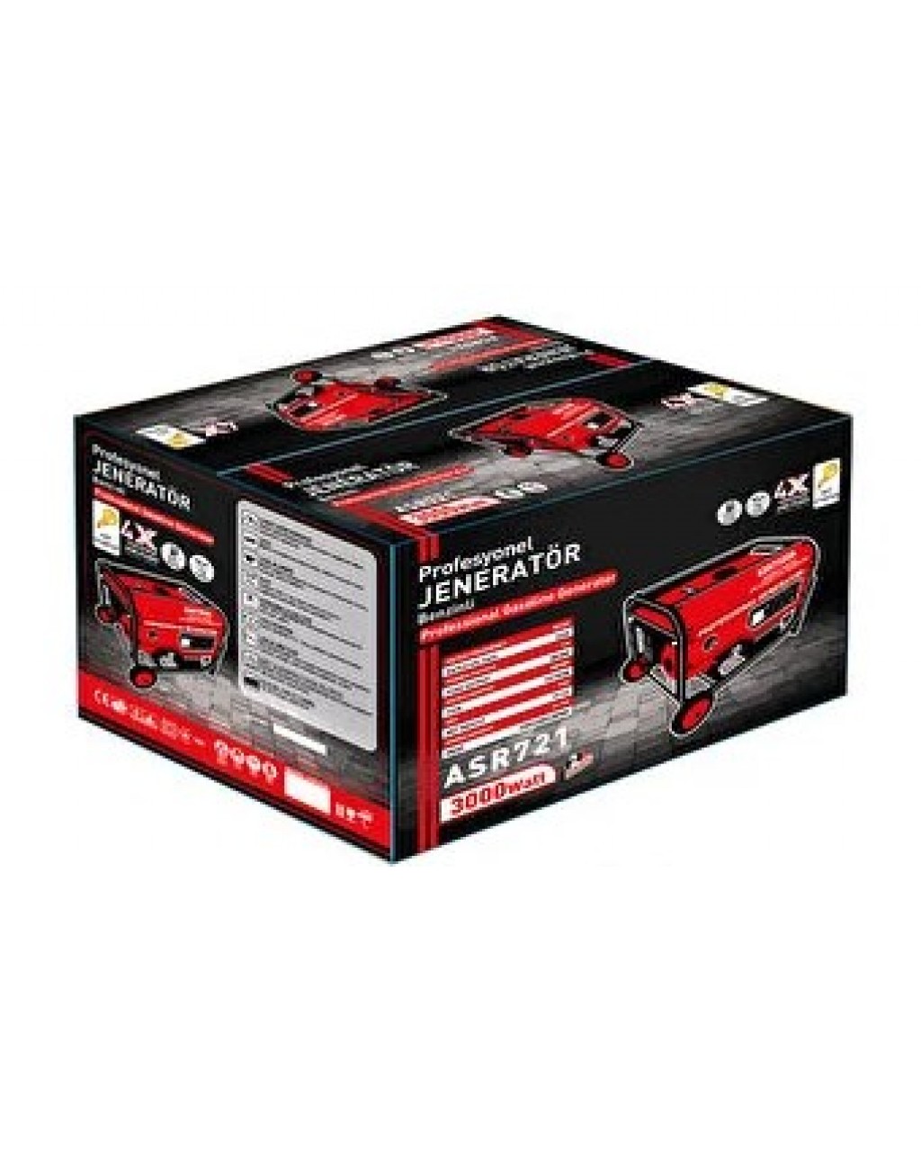 ASSUR 3000W Benzinli Monofaze Jeneratör ASSUR 3000W Benzinli Monofaze Jeneratör