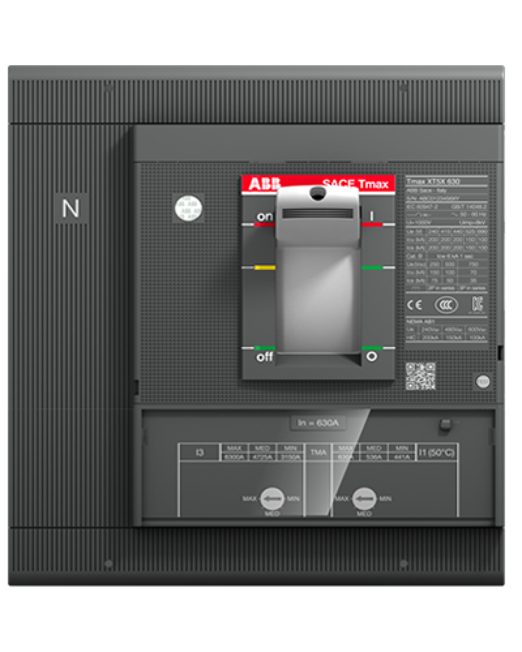 1SDA100775R1 XT6H 800 TMA 800-8000 4p FF InN=100%In