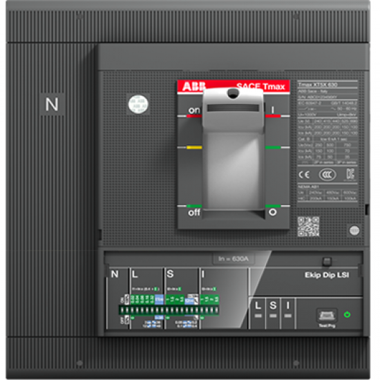 1SDA100754R1 XT6S 800 Ekip Dip LS/I In=800 4p FF