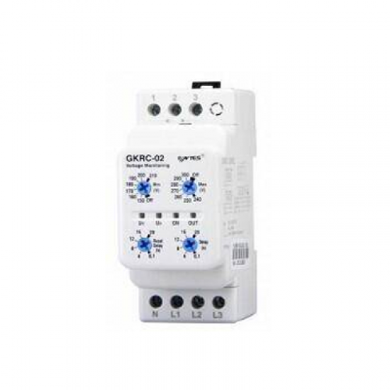 M3316 ENTES GKRC-02F PK28 230V T/İ 3 CAP.(NOTR HATALI) GERİLİM KORUMA RÖLESİ