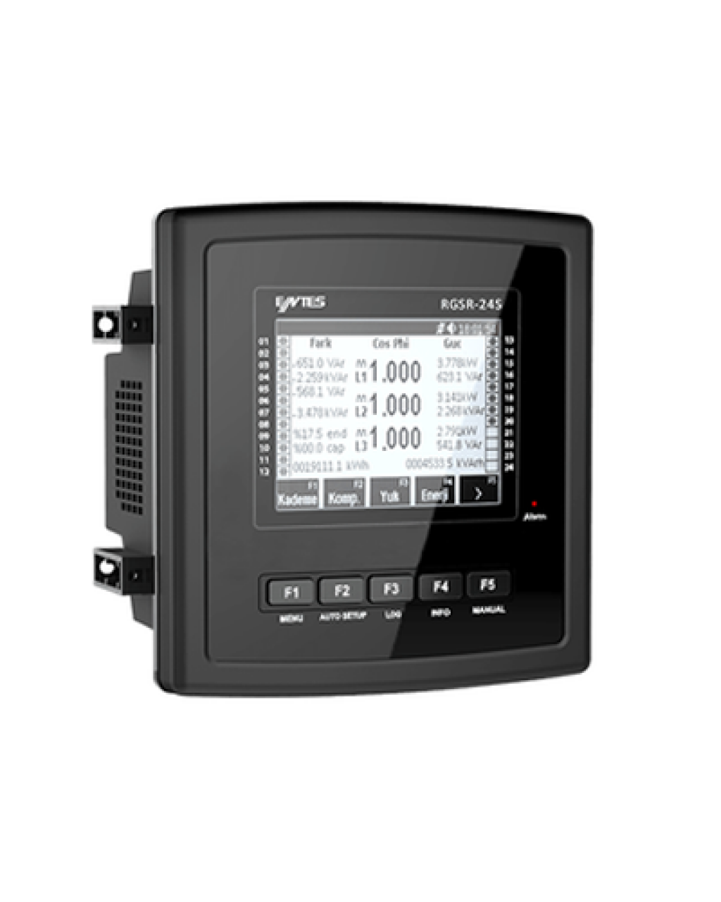 M3754 ENTES RGA-20 144X144 85V-300V AC/DC GRAFİK LCD’Lİ REAKTİF GÜÇ KONTROL RÖLESİ