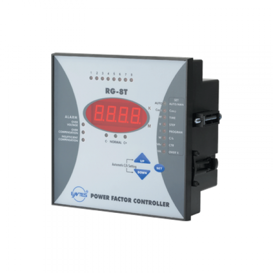 M3991 ENTES RGP-15SRW 144X144 85V-300V AC/DC SEGMENT LCD’Lİ BEYAZ BACKLİGHT’LI REAKTİF GÜÇ KONTROL
