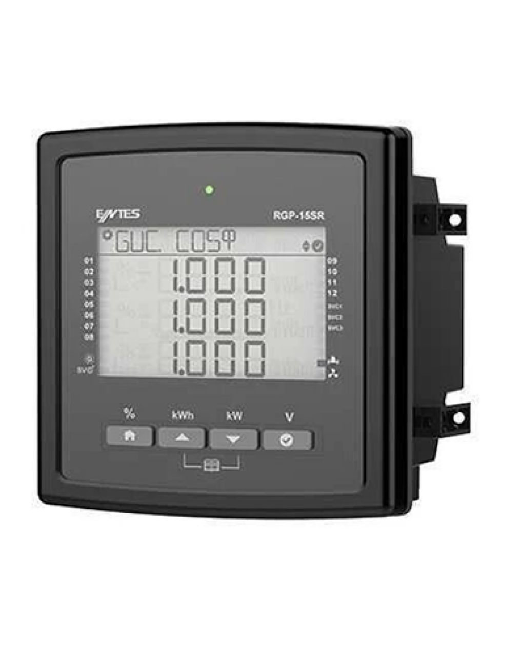 M4077 ENTES RGP-15SR 144X144 85V-300V 12+SVC KADEME REAKTİF GÜÇ KONTROL RÖLESİ 