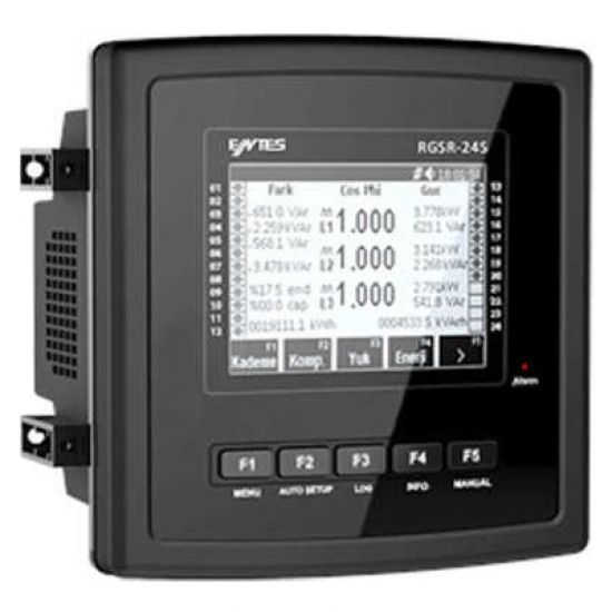 RGSR-20S-OG 144X144 85V-300V AC/DC GRAFİK LDC’Lİ T/İ REAKTİF GÜÇ KONTROL RÖLESİ M4113