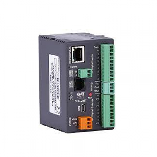 GLC - 296T 9 Dijital Giriş,6 Transistör Çıkış,1 Analog Giriş,1 Analog Çıkış (Çıkışlar PNP transistördür) 3 Kanal 100 kHz Pulse Çıkışı