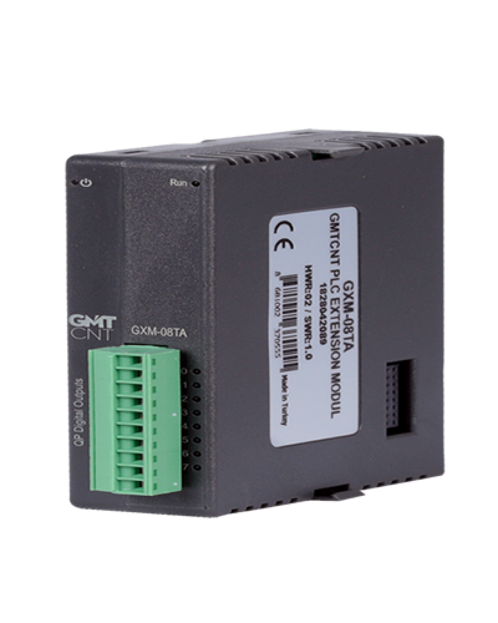 GXM-08TA 8 Kanal 24 VDC 300 mA kısa devre korumalı transistör çıkış (Çıkışlar PNP transistördür) PLC Genişleme Modülü