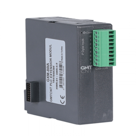 GXM-80IA 8 Kanal 24 VDC PNP/NPN dijital giriş PLC Genişleme Modülü
