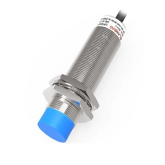 LR18TBN12DNOY 2m Kablolu Çıkık Kafa Alg. 12mm NPN Çıkış NO Kontak M18 DC 3/4 Endüktif Yaklaşım Anahtarı