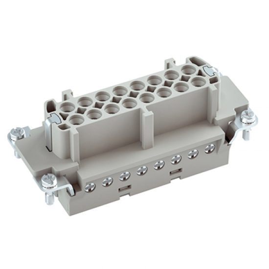 29022 Priz Çekirdek (Vidalı Bağlantı) 16x16 A (16PE) 500V ALÜMİNYUM GÖVDE