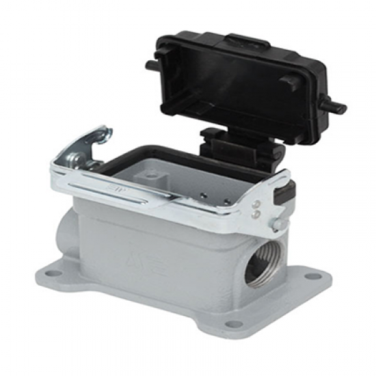 29402S Duvar Gövde (Çift Girişli Kapaklı) 6x16 A (6PE) 500V ALÜMİNYUM GÖVDE