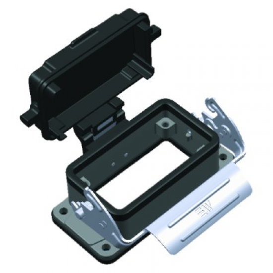 29405S Makine Gövde (Tek Mandallı Kapaklı) 10x16 A (10PE) 500V ALÜMİNYUM GÖVDE