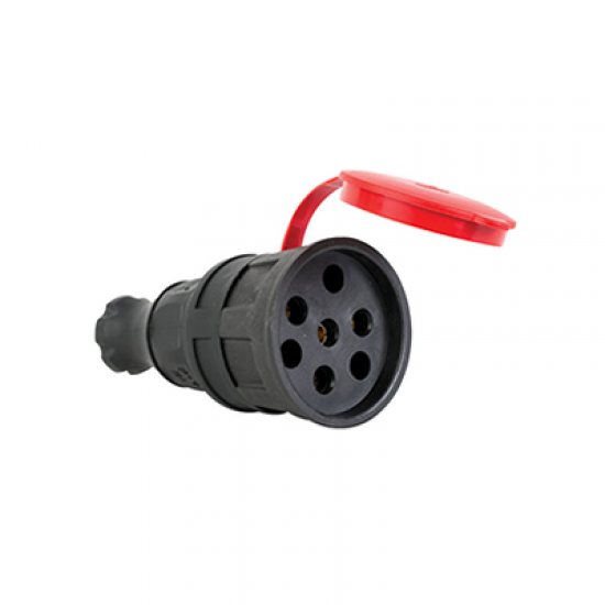 401022 Kauçuk Uzatma Prizi 3x25 A (3PE) 380-415 V