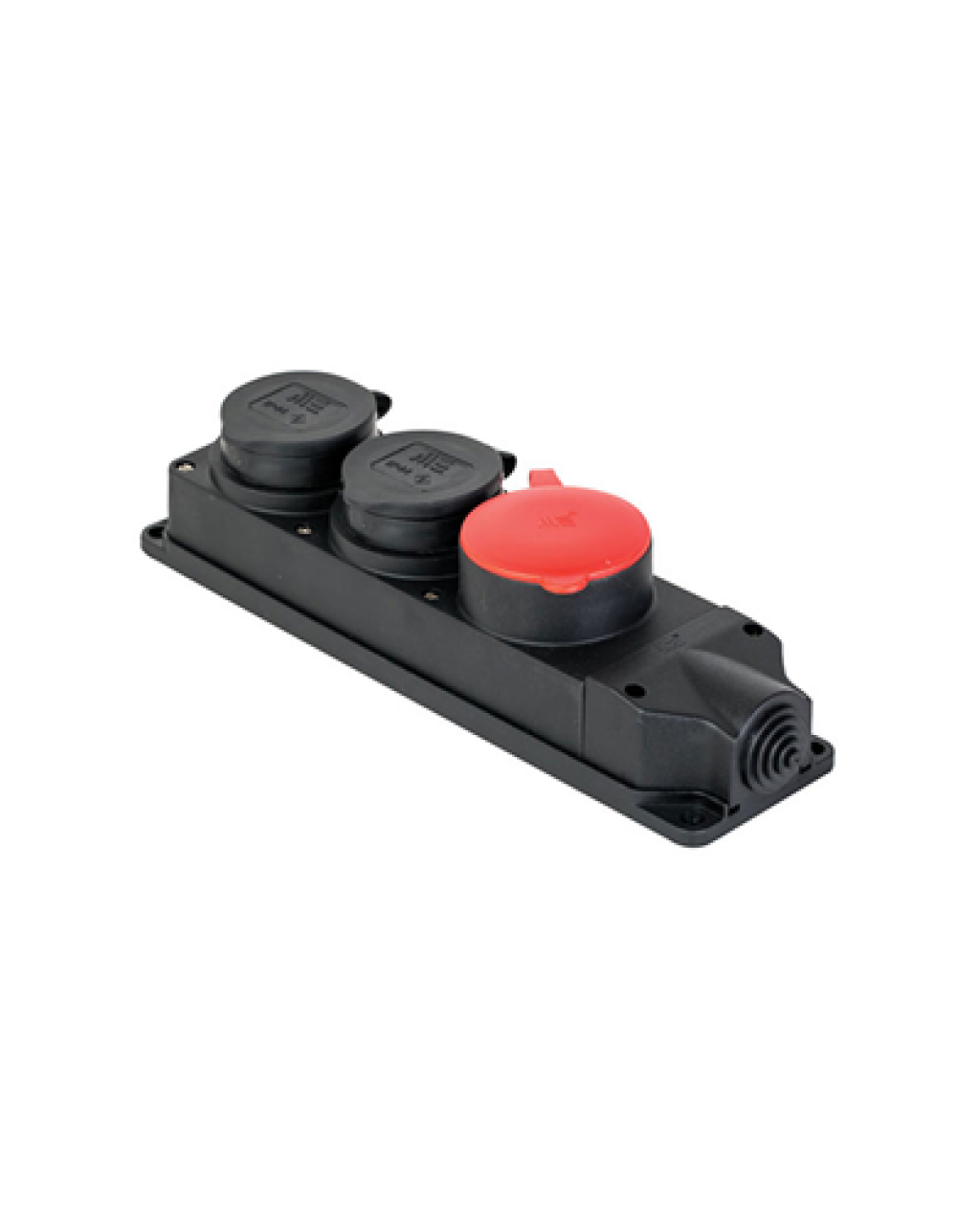 401054 Kauçuk 3 ‘lü Grup Priz (3x25A. 1 adet / 1x16A. 2 adet)