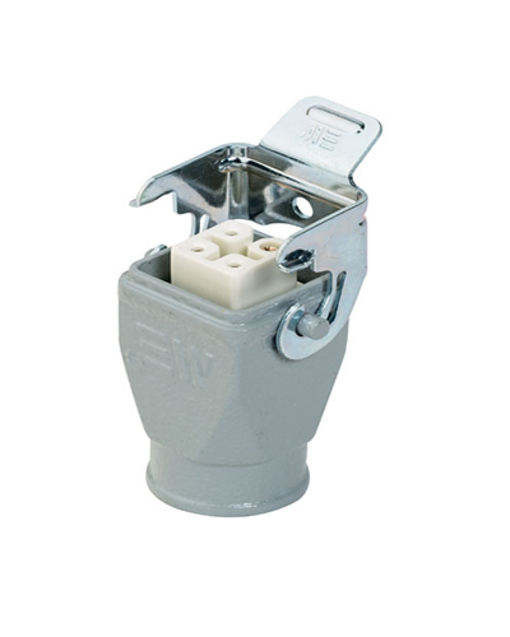 403004S Uzatma Prizi (Yandan Kablo Girişli) 4x10 A (3PE) 220-240V ALÜMİNYUM GÖVDE