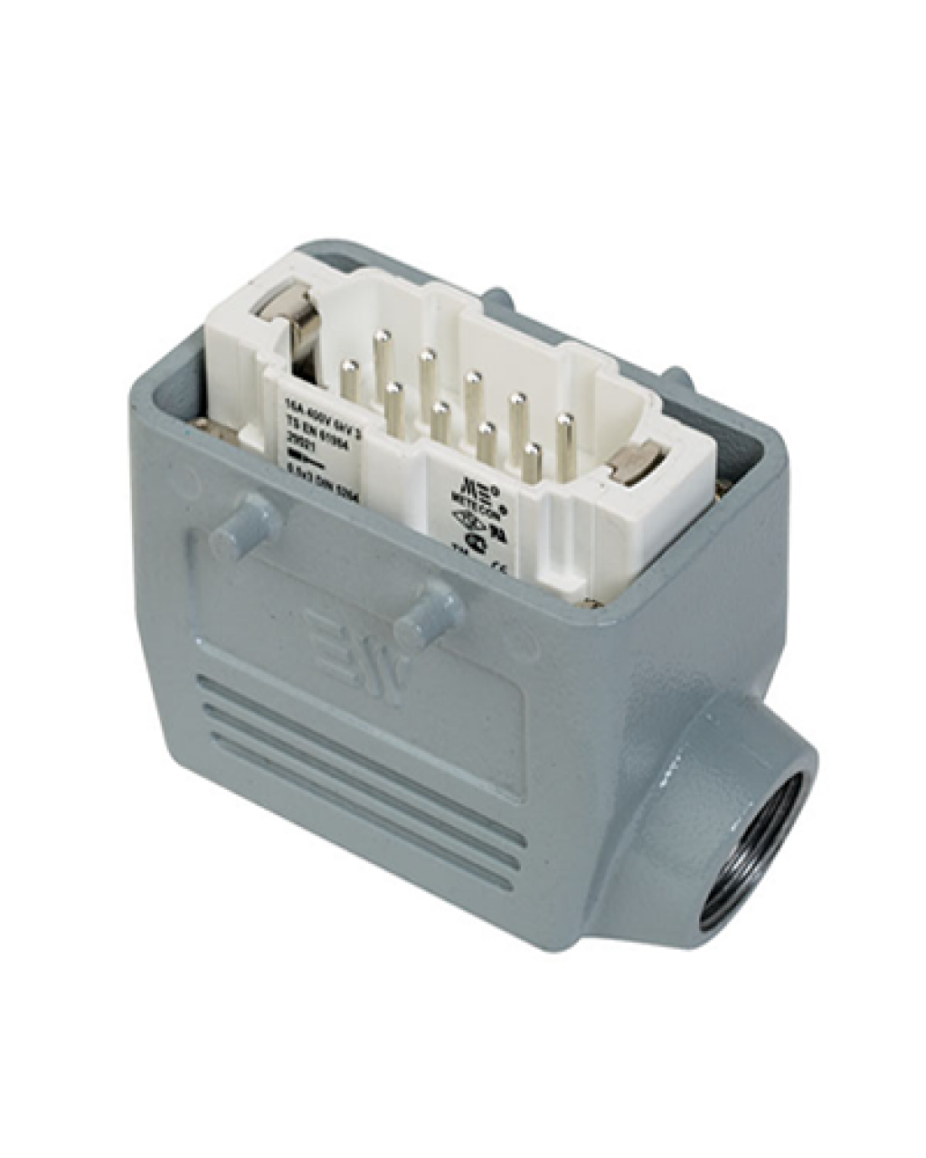 403023 Fiş (Yan Giriş) 10x16 A (10PE) 500V ALÜMİNYUM GÖVDE