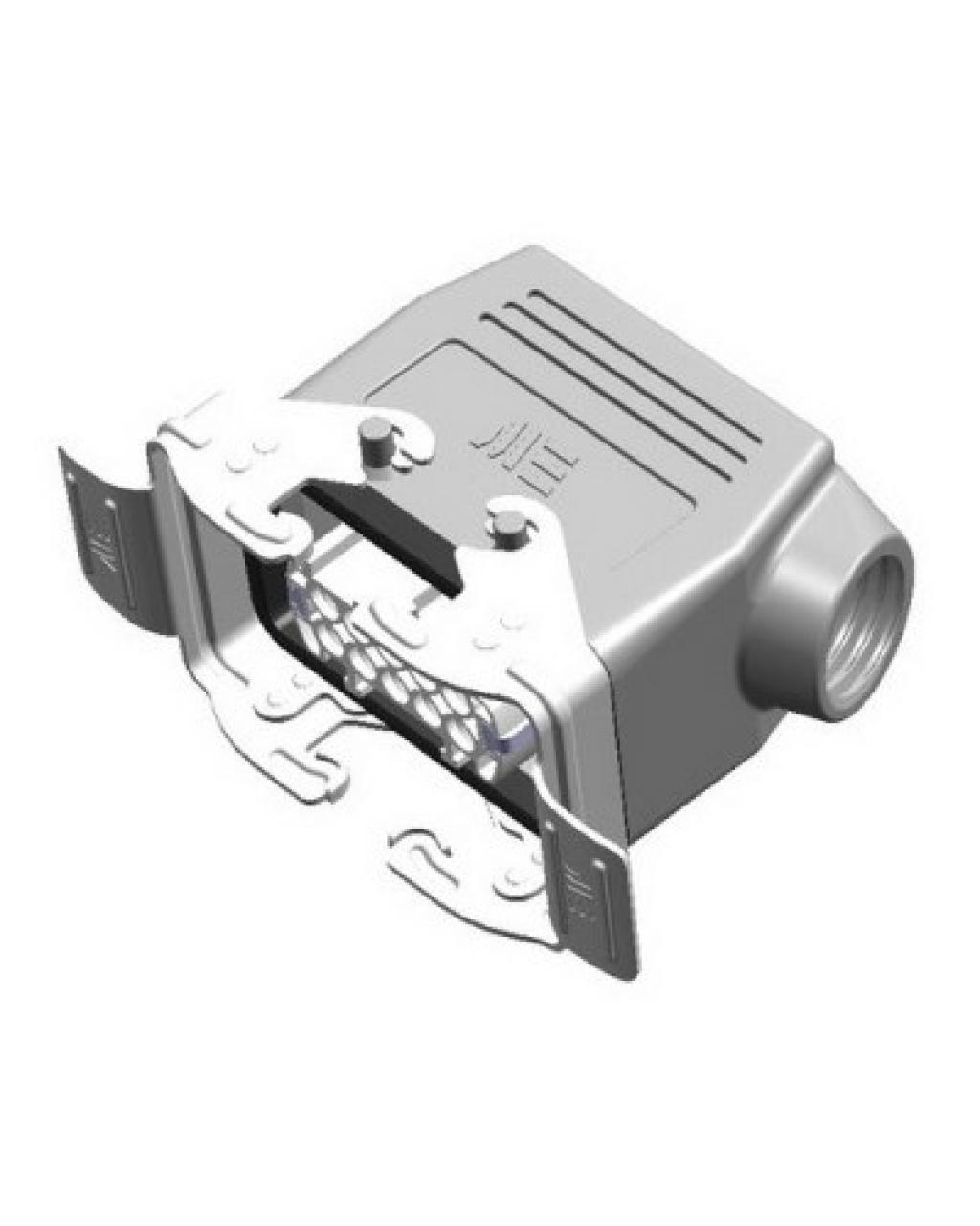 403025S Uzatma Prizi (Yan Giriş Mandallı Contalı) 10x16 A (10PE) 500V ALÜMİNYUM GÖVDE