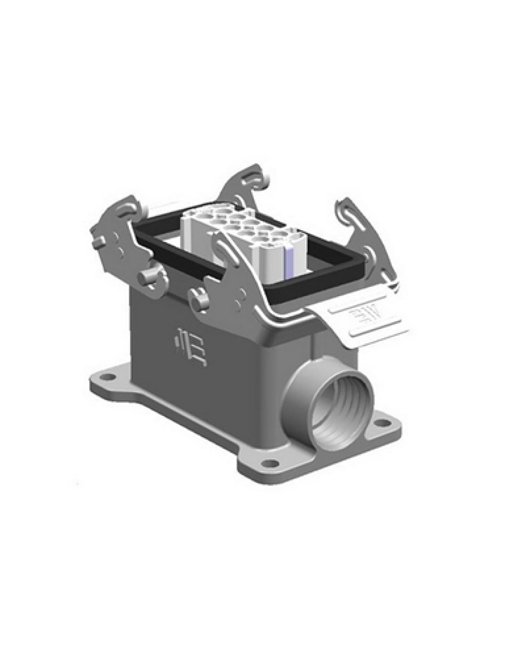 403026S Duvar Prizi 10x16 A (10PE) 500V ALÜMİNYUM GÖVDE