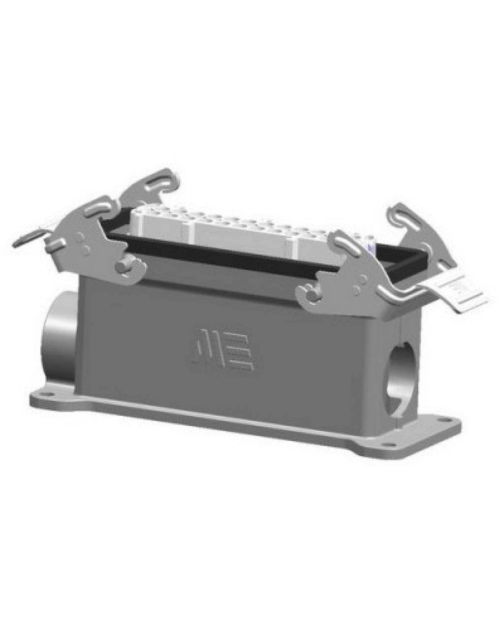 403048S Duvar Prizi (Çift Girişli) 24x16 A (24PE) 500V ALÜMİNYUM GÖVDE