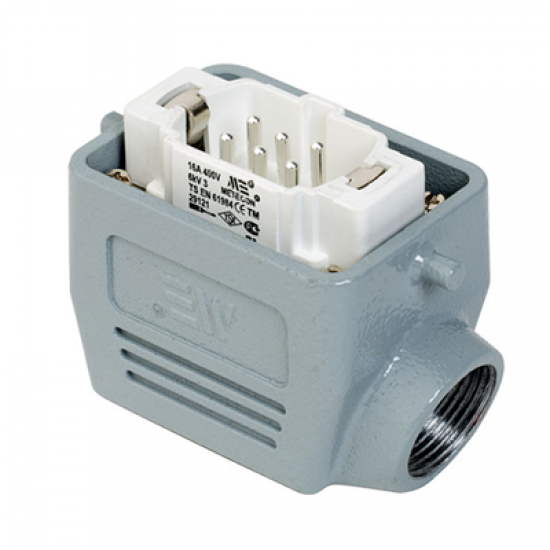 403093 Fiş (Yan Giriş) 6x16 A (6PE) 500V ALÜMİNYUM GÖVDE