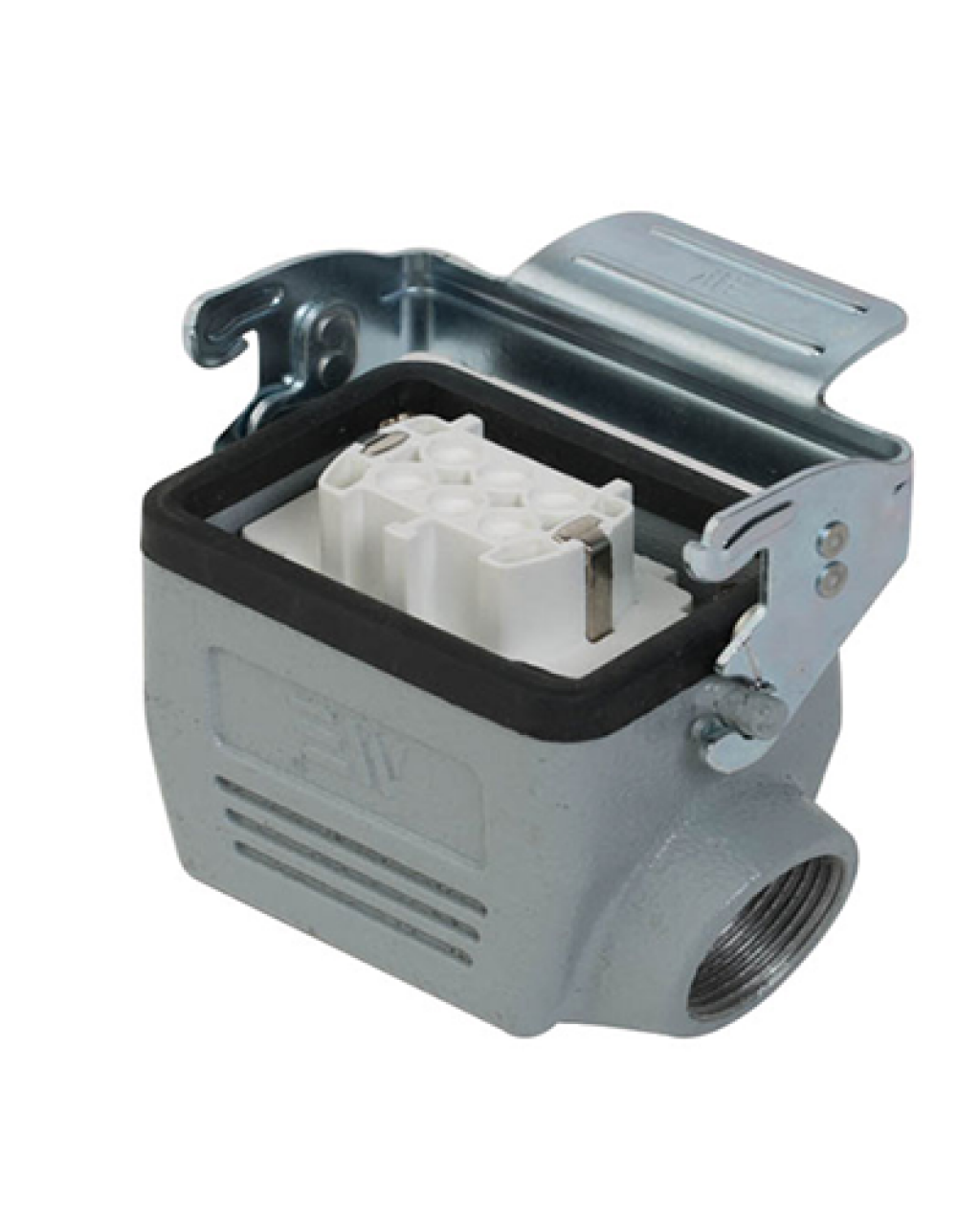 403095S Uzatma Prizi (Yan Giriş Mandallı Contalı) 6x16 A (6PE) 500V ALÜMİNYUM GÖVDE