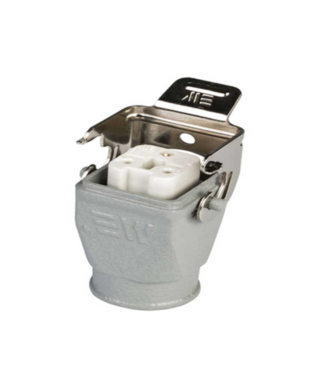 403252S Uzatma Prizi (Yandan Kablo Girişli) 3x10 A (2PE) 220-240V ALÜMİNYUM GÖVDE