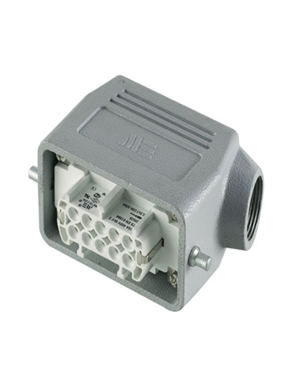 403503 Uzatma Prizi (Yan Gişir Tek Mandallı İçin) 10x16 A (10PE) 500V ALÜMİNYUM GÖVDE