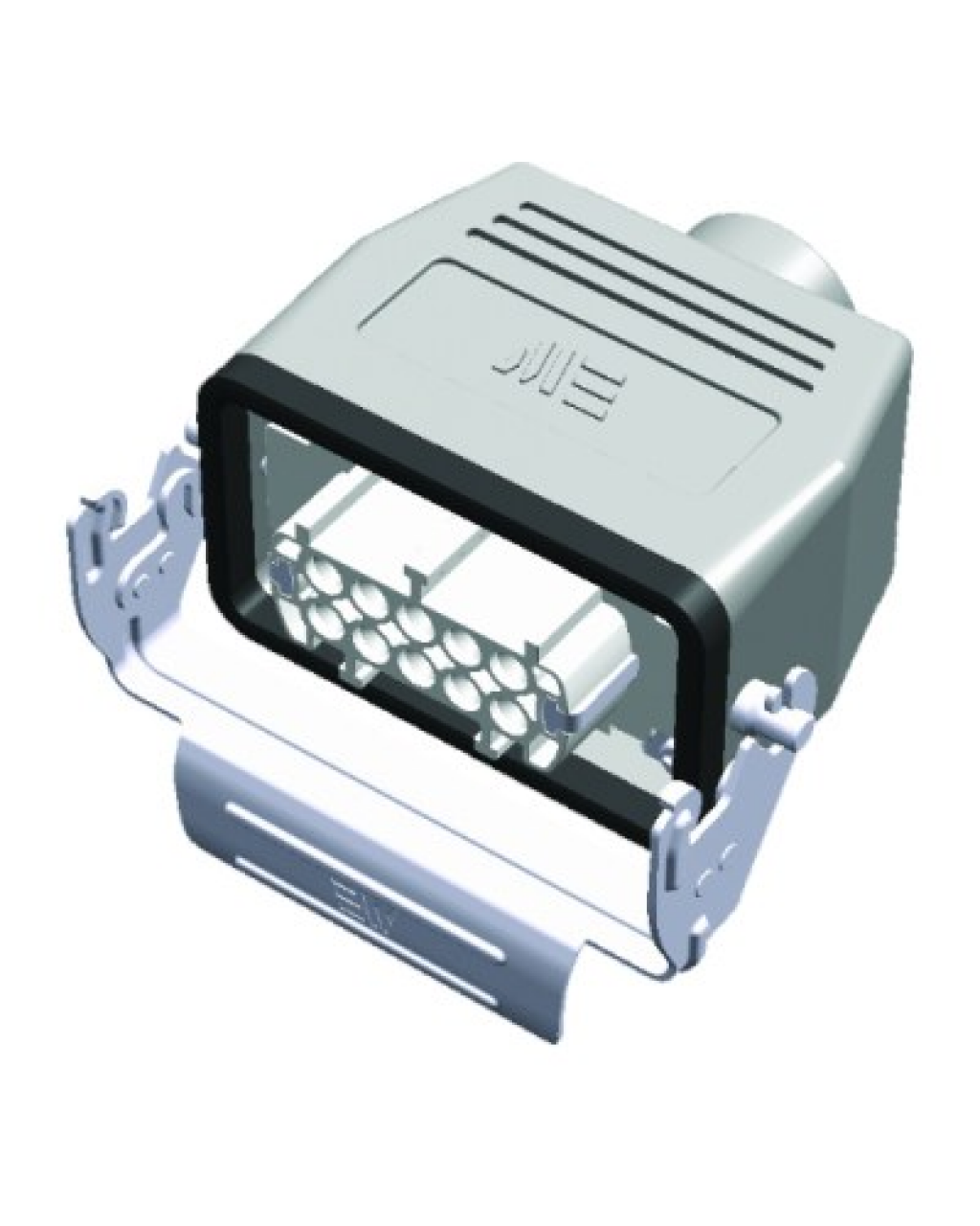 403504S Uzatma Prizi (Üst Giriş Tek Mandallı Contalı) 10x16 A (10PE) 500V ALÜMİNYUM GÖVDE