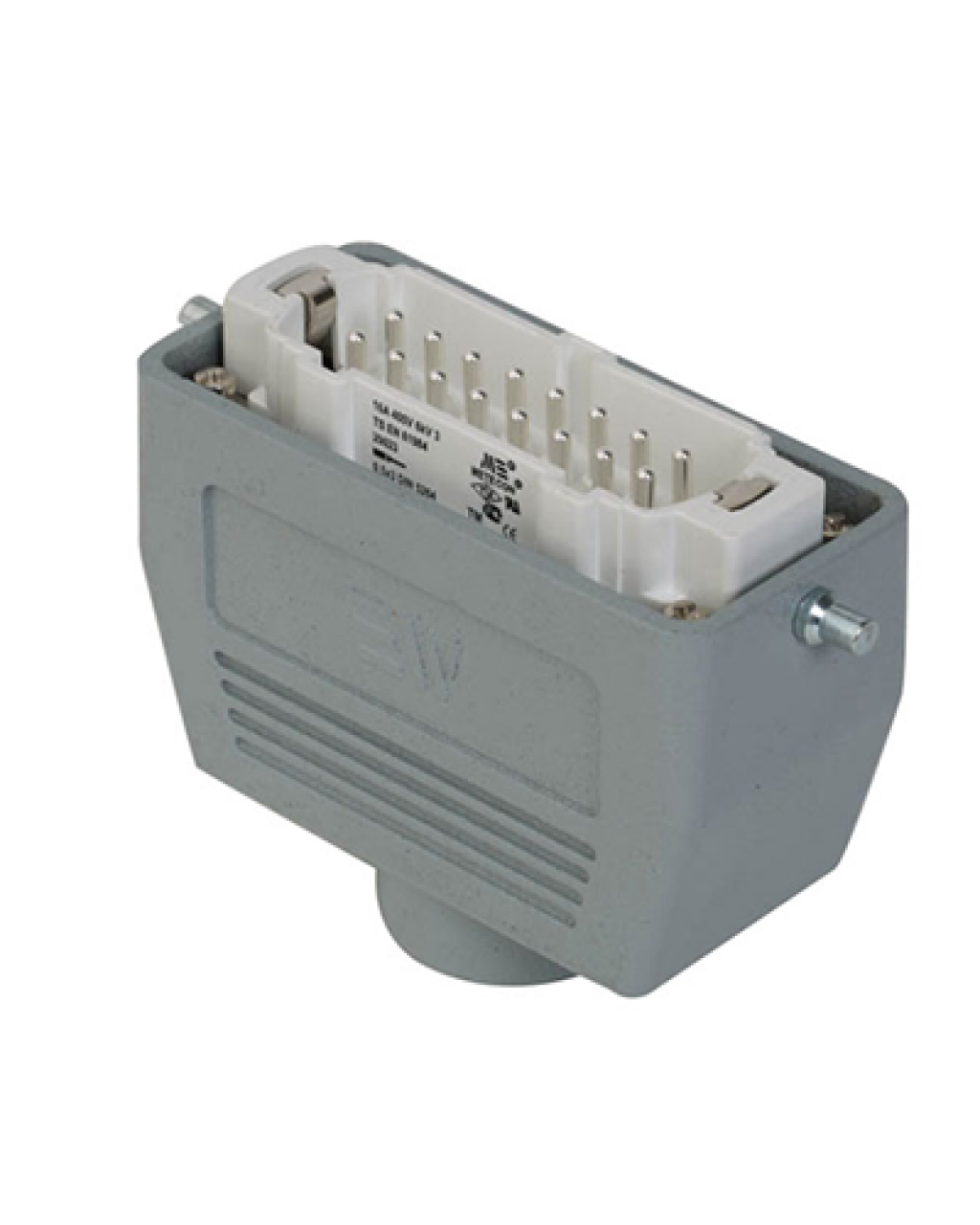 403520 Fiş (Üst Giriş Tek Mandallı İçin) 16x16 A (16P+E) 500V ALÜMİNYUM GÖVDE