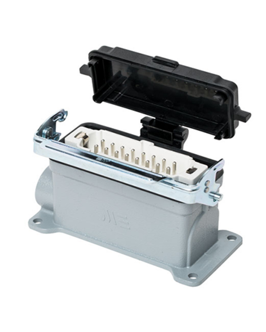 403723S Duvar Fişi (Tek Mandallı Kapaklı) 16x16 A (16PE) 500V ALÜMİNYUM GÖVDE