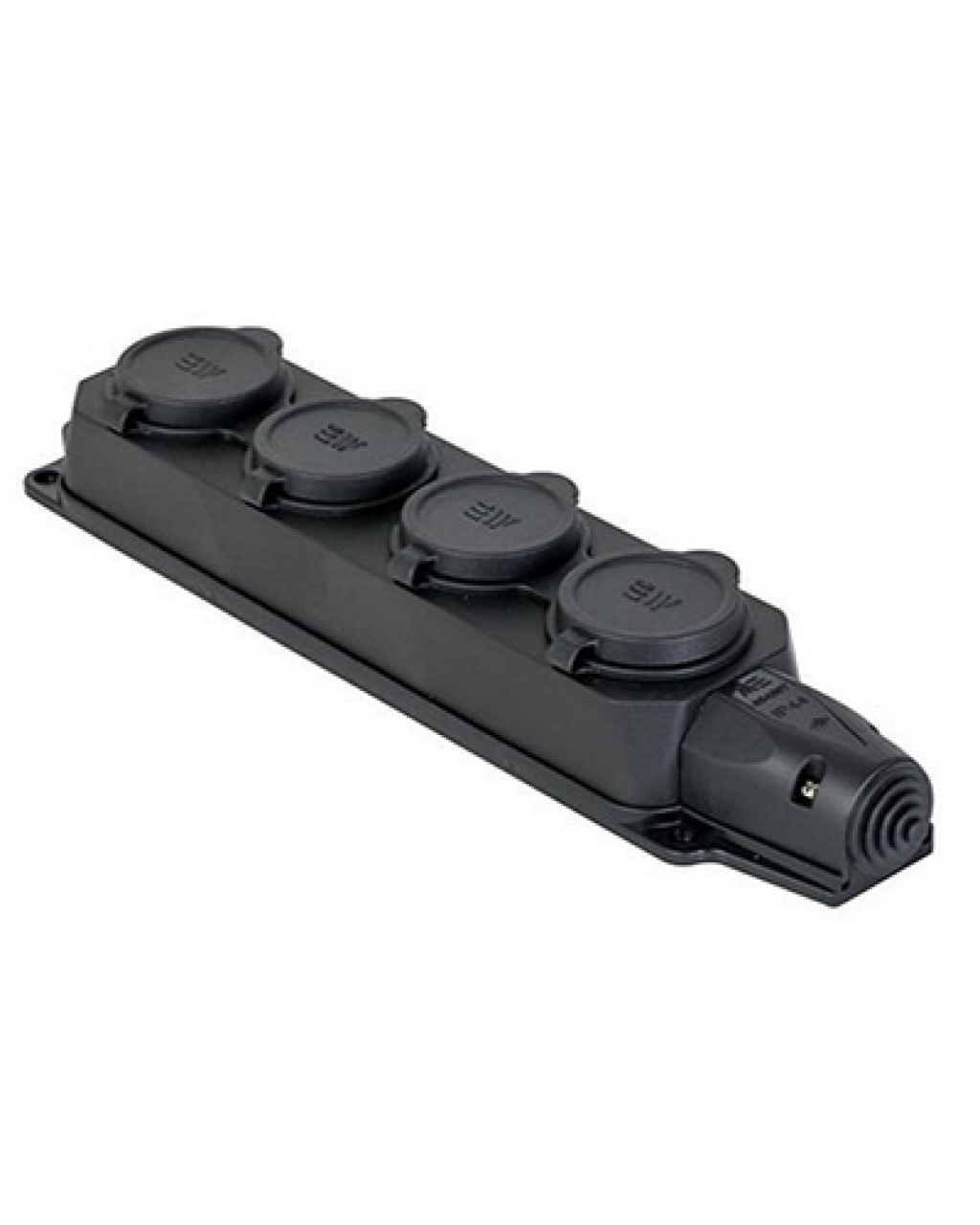 404007 Kauçuk 4 ‘lü Grup Priz 1x16 A (2PE) 220-240 V