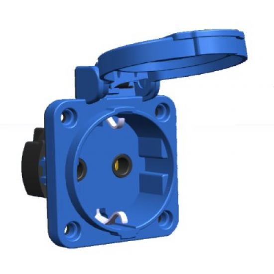 404018ST06 Pano Prizi (Üst Arka Giriş) 1x16 A (2PE) 220-240 V