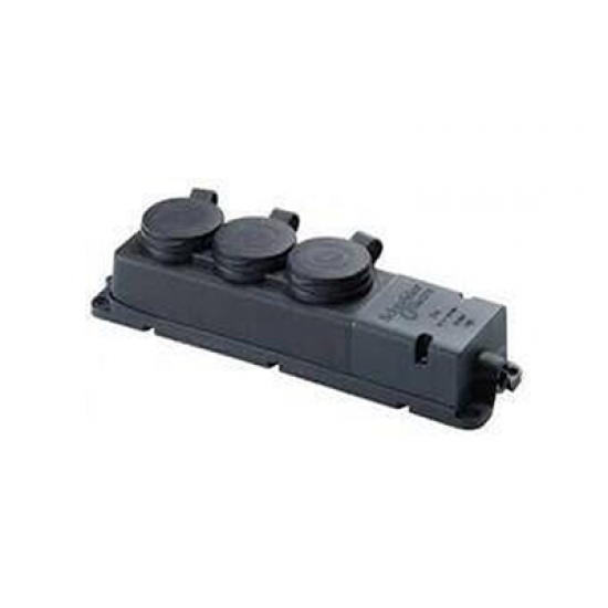 3201-366-0301 SCHNEIDER ELECTRIC 1X16AMP KAUÇUK ÜÇLÜ GRUP PRİZ IP44