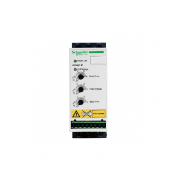 ATS01N206QN SCHNEIDER ELECTRIC 400V AC TRİFAZE 1.5/2.2KW YUMUŞAK YOL VERİCİ