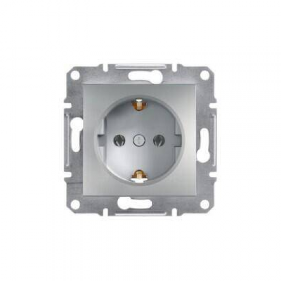 EPH2900161 SCHNEIDER ELECTRIC ASFORA ALÜMİNYUM TOPRAKLI PRİZ (ÇERÇEVESİZ)