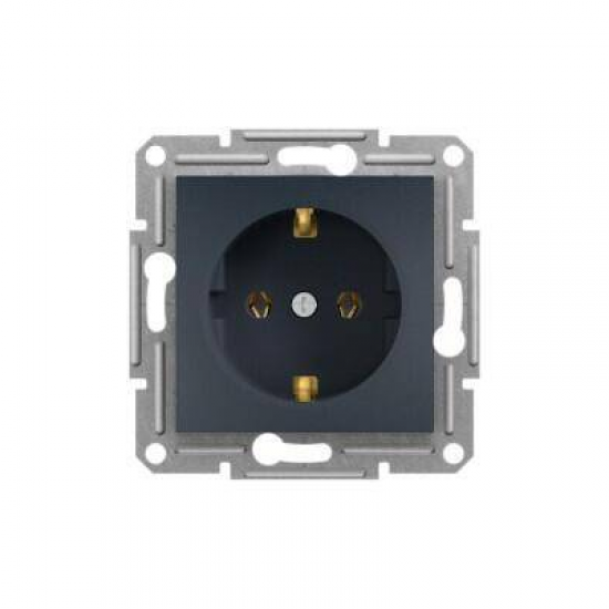 EPH2900171 SCHNEIDER ELECTRIC ASFORA ANTRASİT TOPRAKLI PRİZ (ÇERÇEVESİZ)
