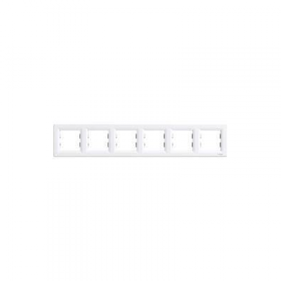 EPH5800621 SCHNEIDER ELECTRIC ASFORA BEYAZ ALTILI YATAY ÇERÇEVE