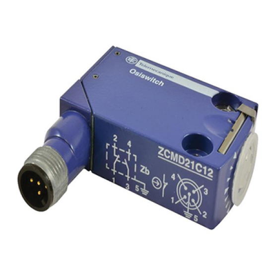 ZCMD21C12 TELEMECANIQUE SENSORS LS METAL 1NO1NC SA PVC CABLE 2M