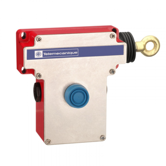 XY2CE1A270 TELEMECANIQUE SENSORS 2NK SAĞ YÖNLÜ ACİL STOPLU İPLİ ÇEKME ANAHTARI