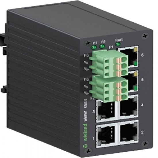 83.040.0000.0 IP switch 6 x RJ45 10/100 Mbit/s Fast Ethernet_2 Power Redundant (9-30V DC giriş)