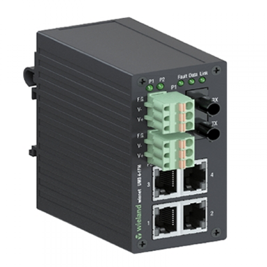 83.040.0002.0 IP switch 4 x RJ45 10/100 Mbit/s Fast Ethernet_1 Port Multi-Mode Fiber Optik Bağlantı(ST socket)_2 Power Redundant 83.040.0002.0 IP switch 4 x RJ45 10/100 Mbit/s Fast Ethernet_1 Port Multi-Mode Fiber Optik Bağlantı(ST socket)_2 Power Redundant