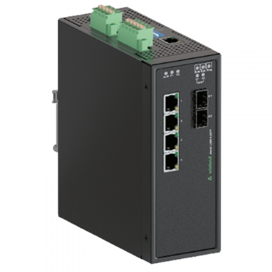 83.040.0200.0 Managed IP switch 6 x RJ45 10/100 Mbit/s Fast Ethernet_2 x Gigabit SFP Slot Profinet v2 Class B_GSDML