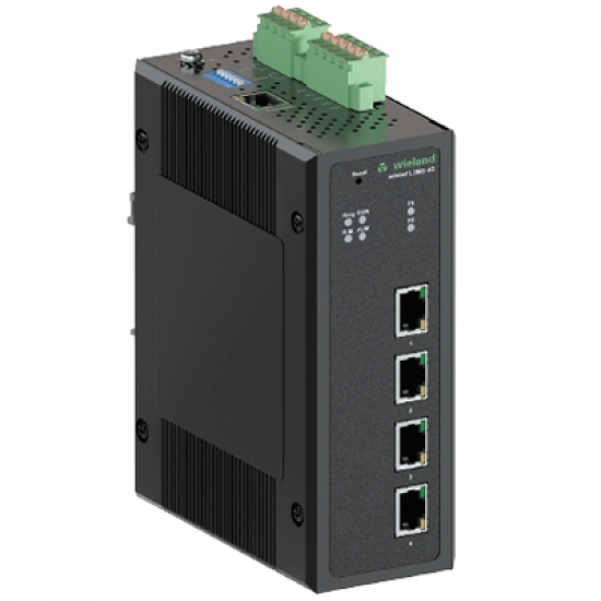 83.040.0300.0 Managed IP switch 4 x RJ45 10/100/1000 Mbit/s Giga Ethernet_Profinet v2 Class B_GSDML_Uzak Yönetim Desteği