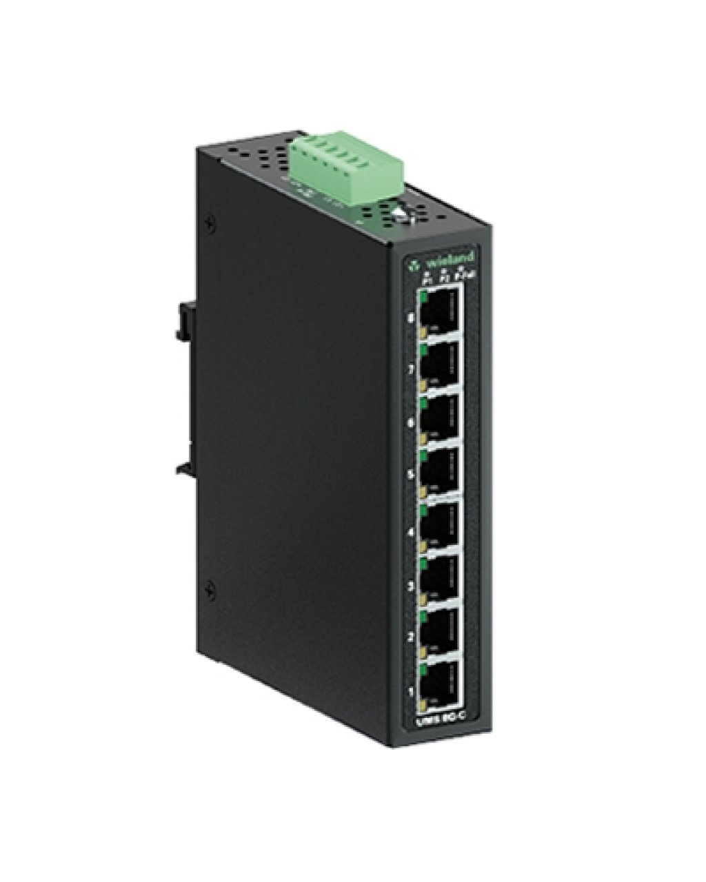 83.040.1283.0 IP switch 8 x RJ45 10/100/1000 Mbit/s Giga Ethernet_(9-48V DC giriş)