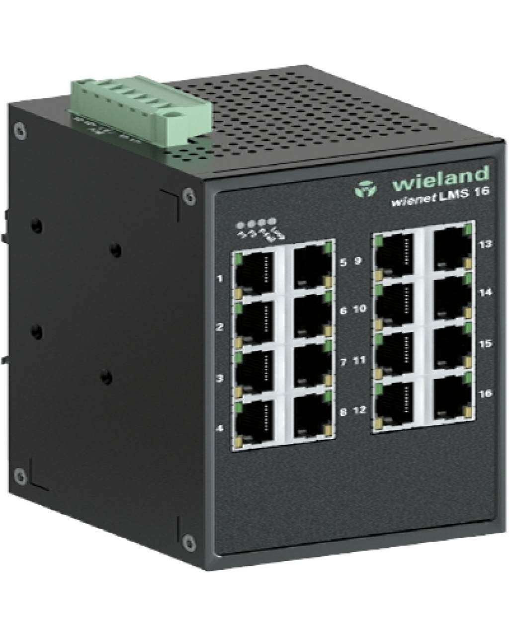83.040.1334.0 IP switch 16 x RJ45 10/100 Mbit/s Fast Ethernet (Redundant 8.4 -52,8 V DC giriş) (QoS, SNMP, Modbus TCP)