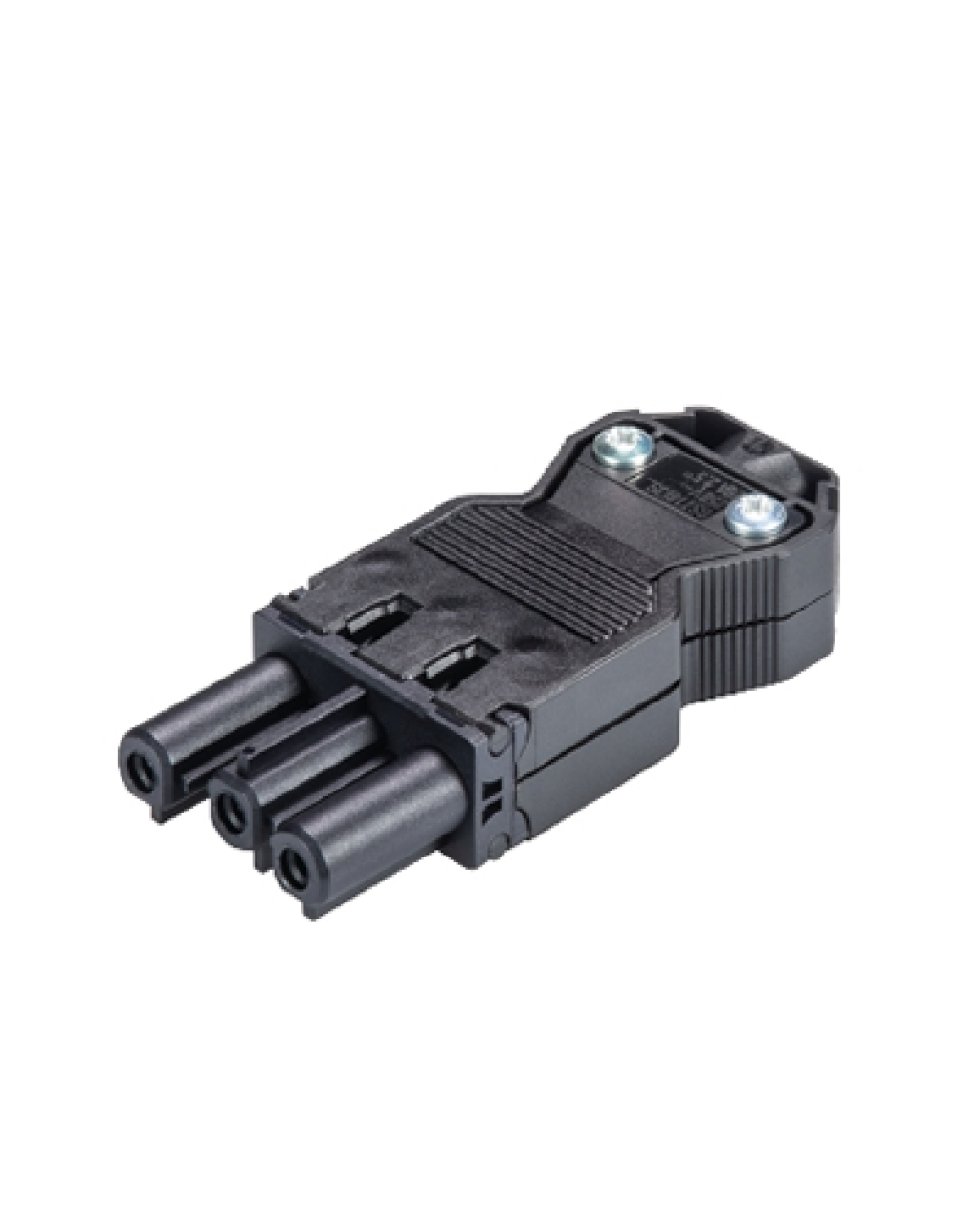 92.931.3053.1 3 Kutuplu Siyah Dişi Konnektör N,PE,L Vidalı Bağ.