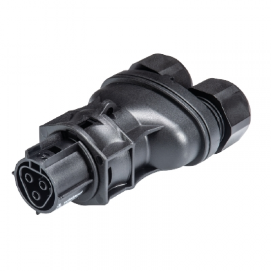 96.031.4253.1 3 Kutuplu Siyah Splitter Kon. Vidalı Bağ.