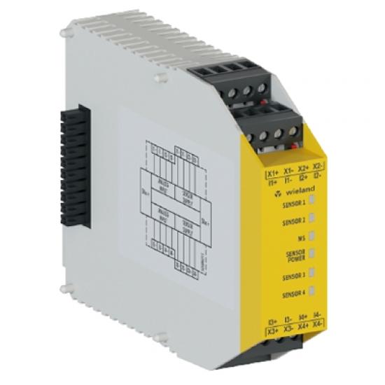 R1.190.1630.0 SP-SAC4-A4 Safety Analog 0/4-20mA 16 Bit Giriş Modülü / Vidalı Bağ.