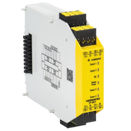 R1.190.1640.0 SP-SAC4-C4 Safety Analog 0/4-20mA 16 Bit  Giriş Modülü / Push-in Bağ.
