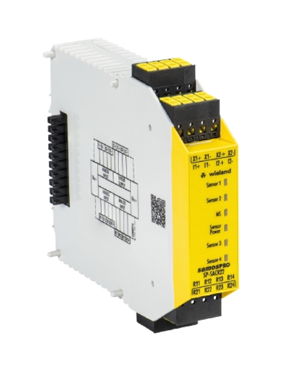 R1.190.1660.0 SP-SACR22-C2 Safety Analog 0/4-20mA 16 Bit + 2 Safety Analog RTD 16 Bit Giriş Modülü / Push-in Bağlantı